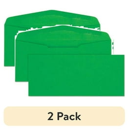 Colored Envelope, #10, Commercial Flap, Gummed Closure, 4.13 x 9.5, Green, 25/Pack Colored Envelope, #10, Commercial Flap, Gummed Closure, 4.13 x 9.5, Green, 25/Pack