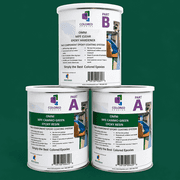 Colored Epoxies Cammo Green Epoxy Resin and Hardener Kit, 21 Mix Ratio, Garage Coatings, Flake Floors, Metallic Epoxy Flooring, Cammo Green, 3 Gallon Kit