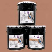 Colored Epoxies Barley Corn Beige Epoxy Resin and Hardener Kit, 21 Mix Ratio, Garage Coatings, Flake Floors, Metallic Epoxy Flooring, Barley Corn Beige, 15 Gallon Kit