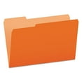 thumbnail image 1 of "Colored File Folders, 1/3-Cut Tabs: Assorted, Legal Size, Orange/Light Orange, 100/Box | Bundle of 10 Boxes", 1 of 7