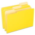 thumbnail image 1 of Colored File Folders, 1/3-Cut Tabs, Legal Size, Yellow/light Yellow, 100/box | Bundle of 5 Boxes, 1 of 7