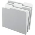 thumbnail image 1 of "Colored File Folders, 1/3-Cut Tabs, Letter Size, Gray/light Gray, 100/box | Bundle of 5 Boxes", 1 of 7
