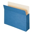 thumbnail image 1 of Colored File Pockets, 3.5" Expansion, Letter Size, Blue, 1 of 2