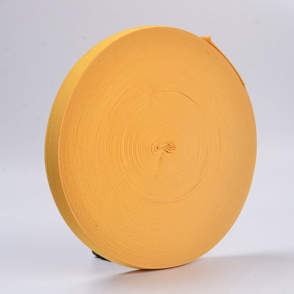Colored Flat Elastic Rubber Band Webbing Garment Sewing Accessories Dark Orange 25mm about 43.74 yards(40m)/roll