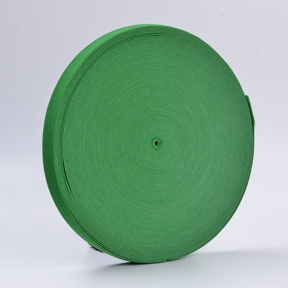 Colored Flat Elastic Rubber Band Webbing Garment Sewing Accessories Green 25mm about 43.74 yards(40m)/roll