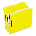 thumbnail image 1 of Colored Folders With Two Embossed Fasteners, 1/3-Cut Tabs, Letter Size, Yellow, 50/Box, 1 of 2