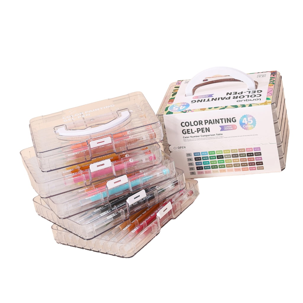 Colored Gel Pen 45/72/99 Color Journaling Pen Colorful Drawing Pen for Journaling Scrapbooking Card Making Highlighting