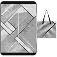 thumbnail image 1 of Colored Grid Geometry Picnic Blanket Waterproof Outdoor Beach Blanket Hand-held Pad Suitable for Travel, Camping, Beach, Family Gatherings, 1 of 8