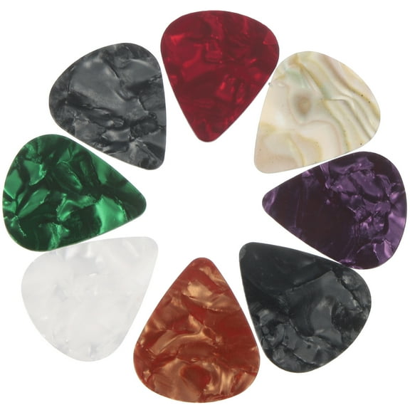 Colored Guitar Picks Thumb Ukulele Equipment Parts Triangle Heavy Accessories Necklace