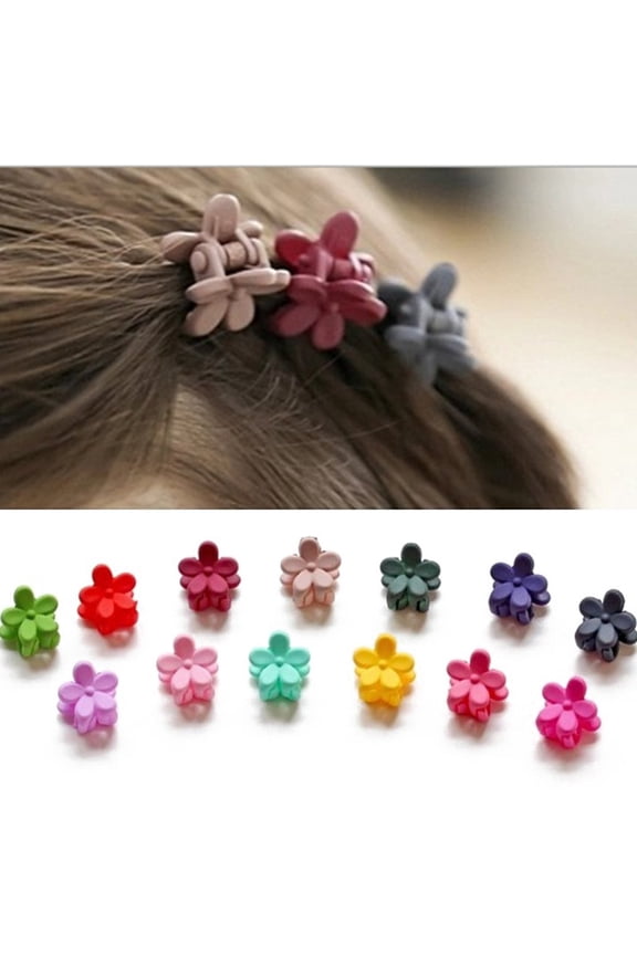 Colored Hair Claw Clips, 30 Pieces - Hair Pins for Little Girls, Kids' Hair Accessories