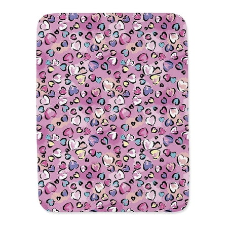 Colored Hearts Pattern Blanket -Image by Shutterstock,
