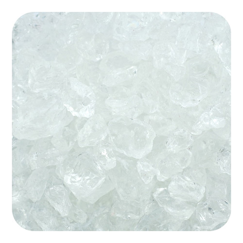 Colored ICE Real Glass Gems, Scatters 10 lb (4.5 kg) Box; 4 - 10 mm - Orange