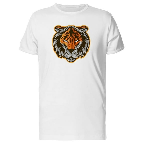 Colored Illustration Of A Tiger T-Shirt Men -Image by Shutterstock, Male x-Large