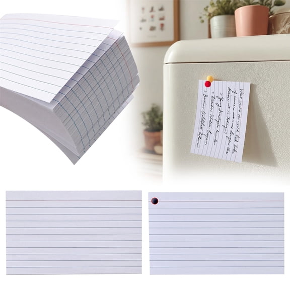 Colored Index Cards 3x5, 200 Pcs Ruled Index Cards, Flash Cards College Ruled for Sch ool, College, Office and Home Organization, Durable Study To Do List Note Cards with Ruled Lines 1Pcs