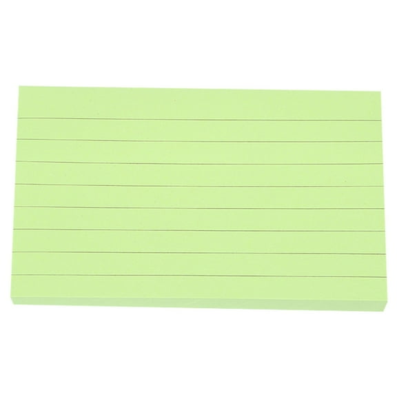 Colored Index Cards,Heavy-Weight Colored Flashcards,Lined Notecards,Index Note Cards,Colored Flashcards,Ruled Front and Blank Back Note Cards for Recipes,Memo Cards,Note Taking,(Green,4.92x2.99 in)