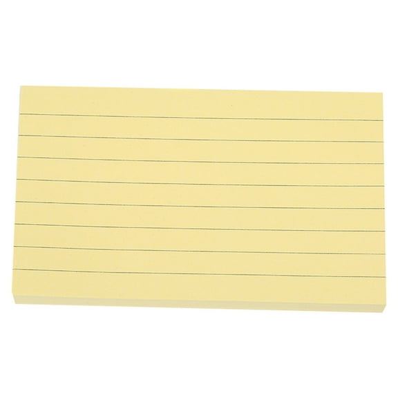 Colored Index Cards,Index Cards Ruled,Lined Flashcards Notecards,Flash Cards for Studying,Multilcolor Notecards Lined Flash Cards for Studying, Recipes, Memo Cards, Office Supply (76x125 Yellow)