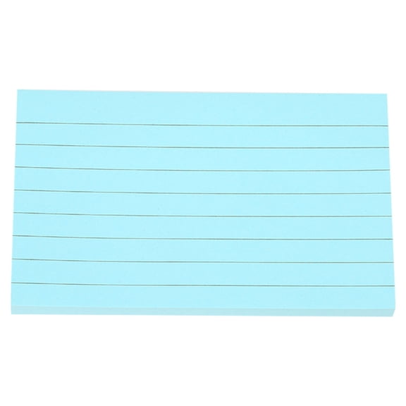 Colored Index Cards, Ruled Index Cards, Flash Cards College Ruled for Office and Home Organization, Durable Study To Do List Note Cards with Ruled Lines Blue(3"x5")