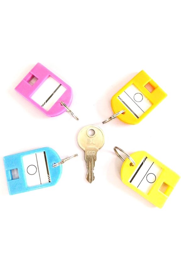 Colored Labels Key Label Plastic Key Tags Multi-color Key Card New Key Plastic Key Card Storage Number Plate Plastic Tags Multi-color Key Tags Key Tags