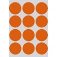 thumbnail image 1 of Colored Labels Orange Dot Stickers 1.5" inch (38mm) - 60 Pack by Royal Green, 1 of 7