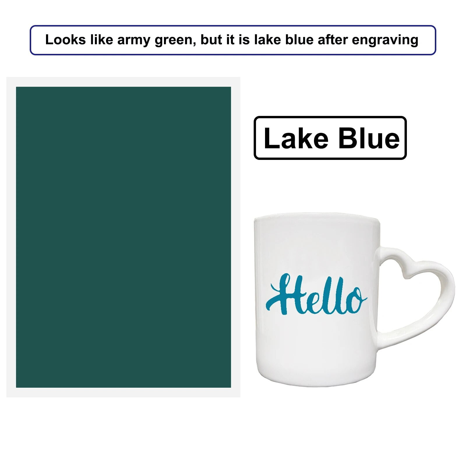 Colored Laser Engraving Marking Paper for CO2 Fiber UV Laser Engraver Machine Tools for Ceramics