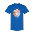 thumbnail image 1 of Colored Lion Head Design T-Shirt Men -Image by Shutterstock, Male XX-Large, 1 of 2