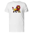 thumbnail image 1 of Colored Lion Logo T-Shirt Men -Image by Shutterstock, Male 4X-Large, 1 of 4