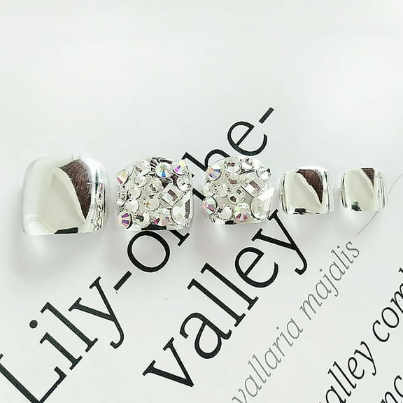 Colored Long Press On Nails Ballerina Acrylic Artificial False Nail Tips Full Cover Manicure Designs Little Girls Press on Nails Clear Press on Coffin Nails Short Nail Tips Coffin Shape Half Cover