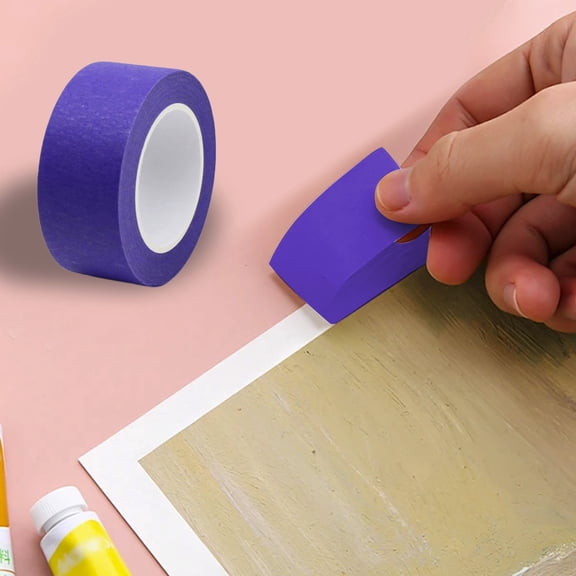 Colored Masking Tape for Arts, Crafts, Labeling & Coding - 0.4 Inch x 14 Yards, DIY Teaching Supplies for Kids