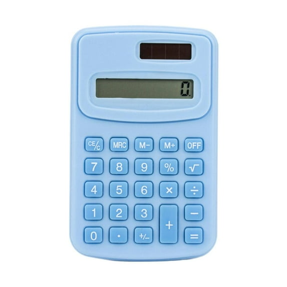 Colored Mini Calculator -School Memory Calculations Digit Office