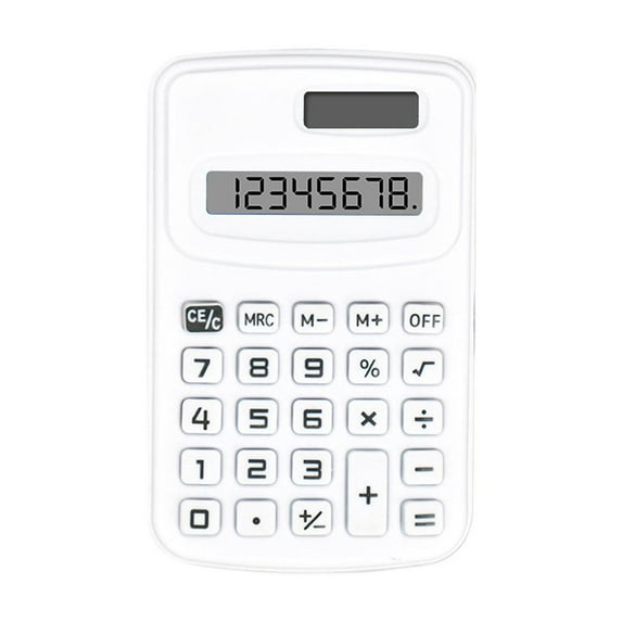 Colored Mini Calculator -School Memory Calculations Office Digit