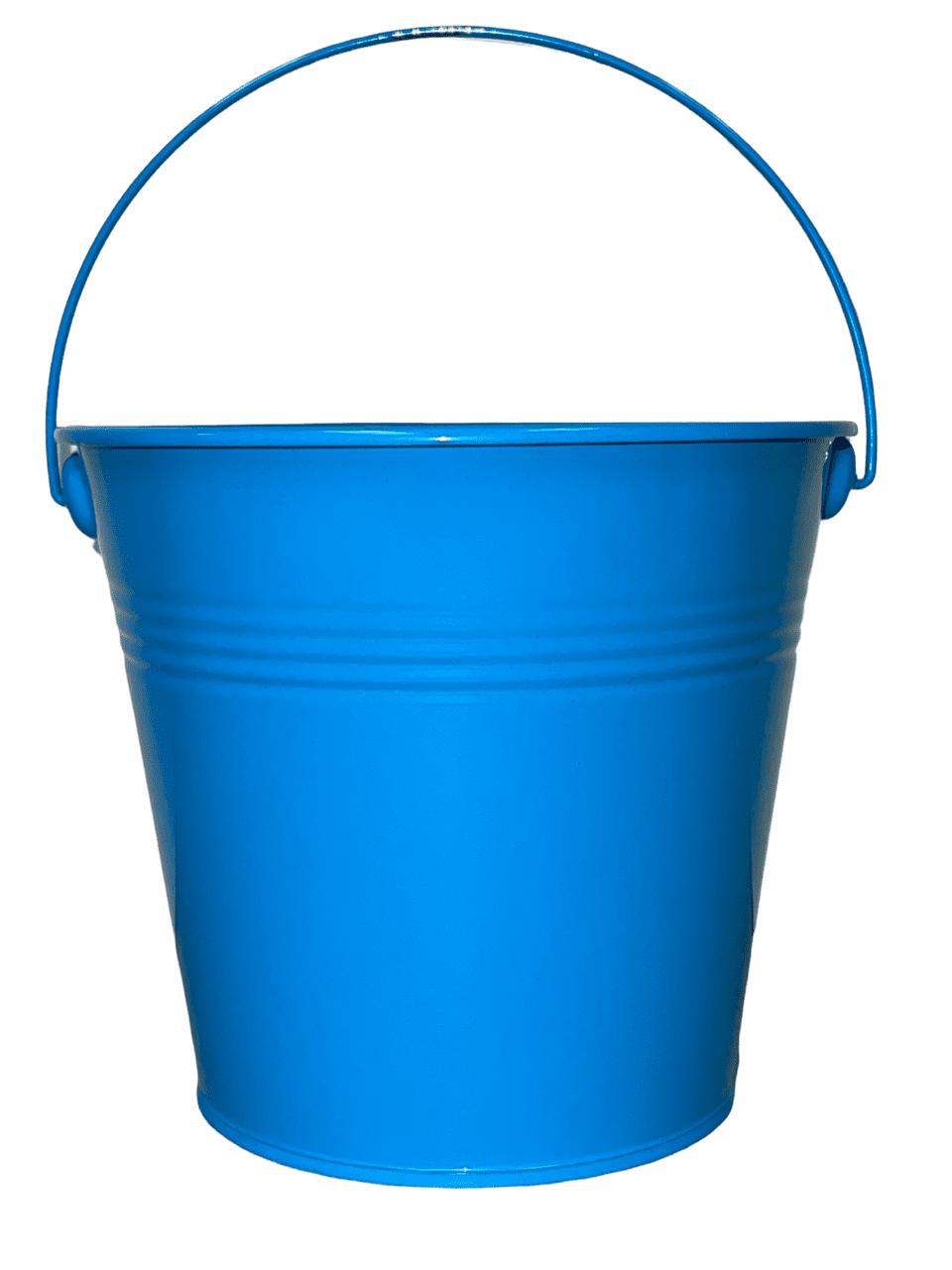 Colored Mini Metal Buckets 3 Pack Colorful Tin Pails with Handles Small Sized for The Beach Party Favors Easter Candy or Garden