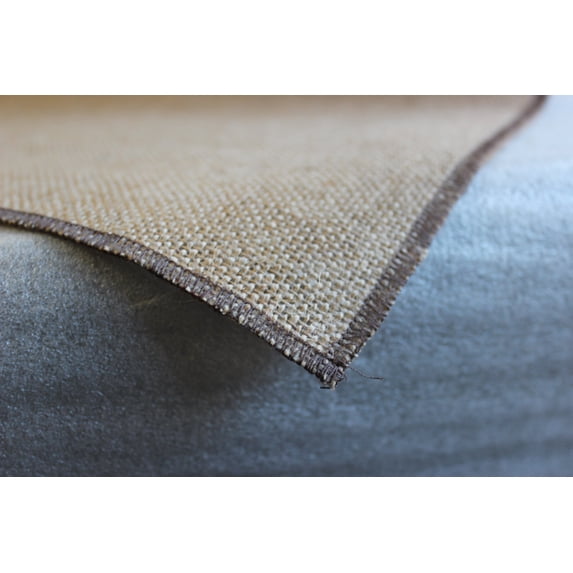 Colored Napkins Florida Sand With Brown Edge-,