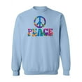 thumbnail image 1 of Colored Peace Quote. Sweatshirt Women -Image by Shutterstock, Female Medium, 1 of 4
