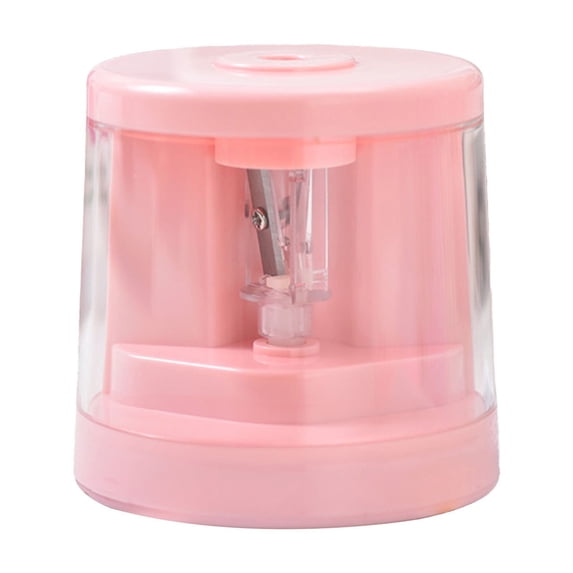 Colored Pencil Electric Sharpener Auto Stop,Plug-in Small Battery Powered Fully Automatic Sharpens Shavings Tray,Compact Easy Use USB Charging for Home Office Classroom Artist.