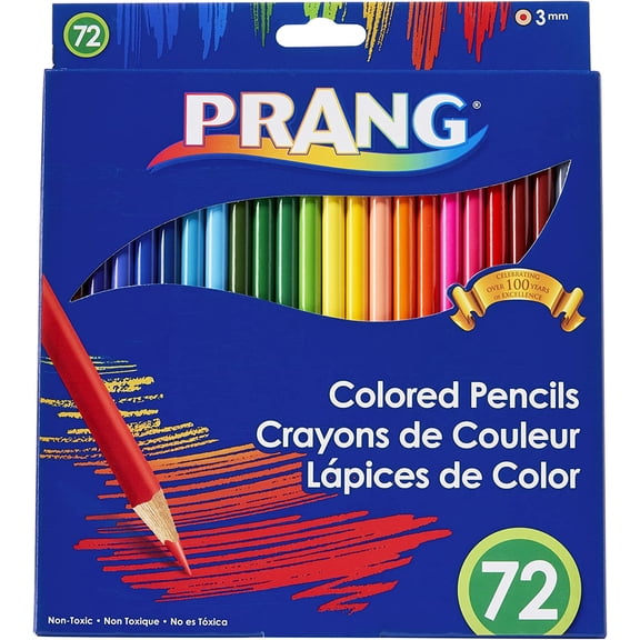 Colored Pencil Sets, 3 Mm, 2b (#1), Assorted Lead/barrel Colors, 72/pack