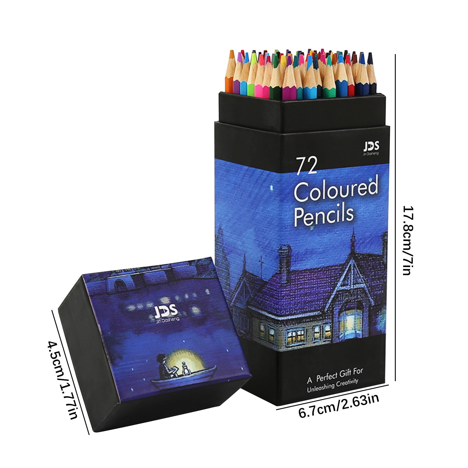 Colored Pencil Sets,72 Color 72 Count Colored Pencils for Adult Coloring Books, Core Sketching Drawing Pencils, Coloring Pencils Kit, Art Supplies for Adults, Kids - School Supplies, Gifts