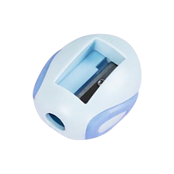 Colored Pencil Sharpener Plastic with Rubber-Coated for Artists and Students