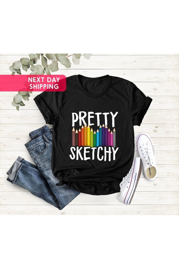 Colored Pencil Shirt, Crayon Shirt, Art T-shirt, Art Teacher Gift, Shirt, Painter Shirt,Teacher Shirt,Crayon Shirts,Sketching Shirt All Size S-5Xl