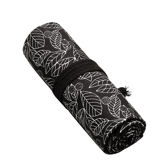 Colored Pencil Wrap Pencils Roll Holder Coloring Pencils Organizer Holder Colored Pen Paint Brush Storage Pouch Portable