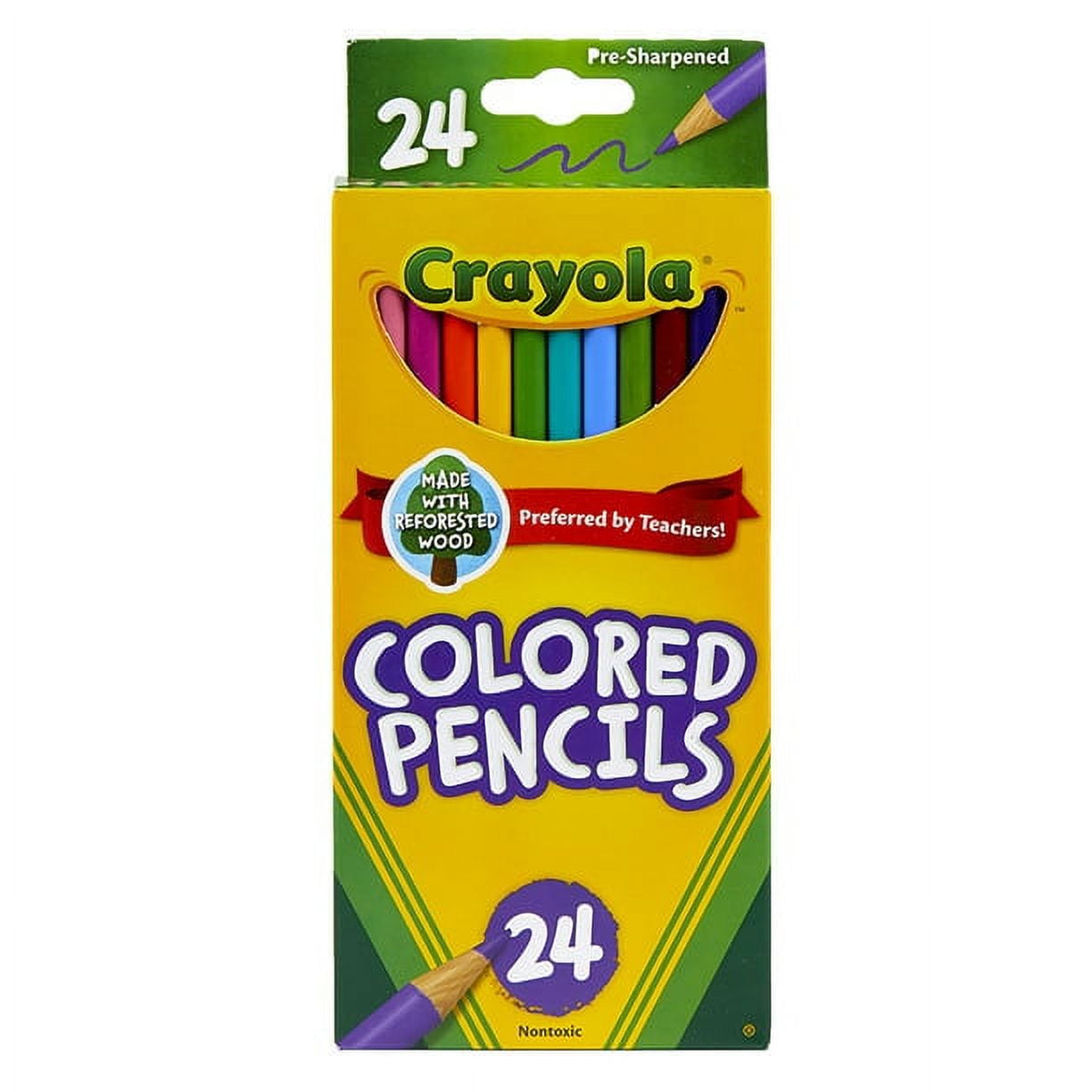 Colored Pencils, 24 Colors | Bundle of 10 Boxes