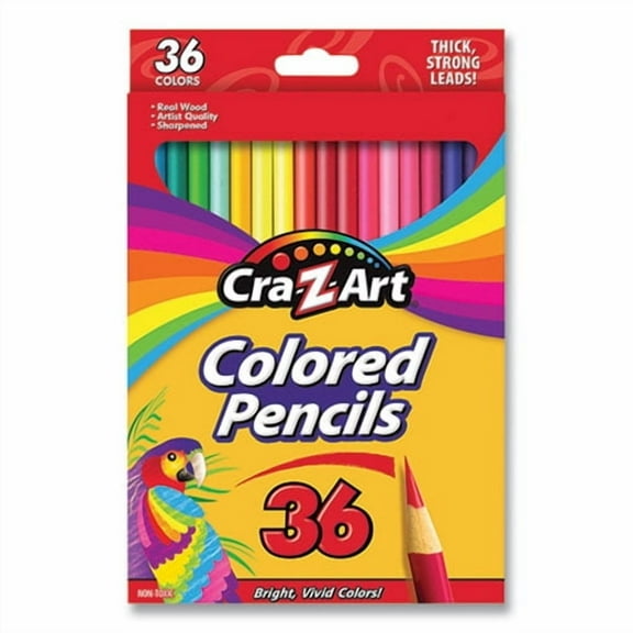 Colored Pencils, 36 Assorted Lead/barrel Colors, 36/box | Bundle of 2 Packs