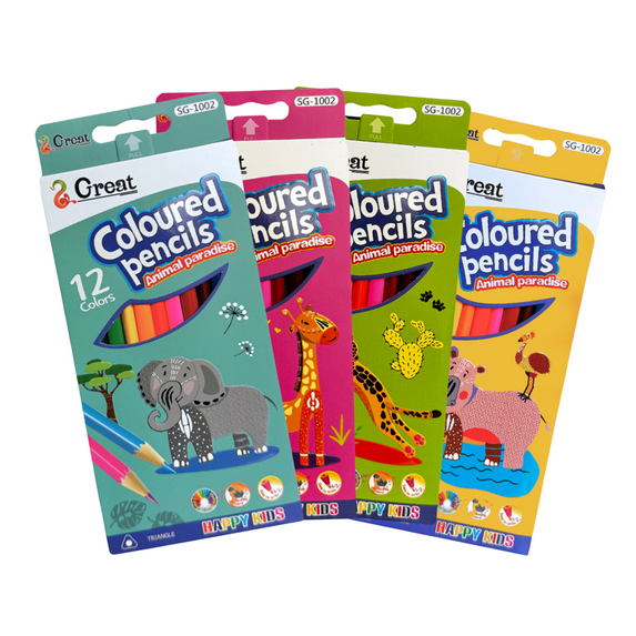 Colored Pencils Bulk, Kids School Supplies For Teachers, 4 Packs ( 12 Count Per Pack)