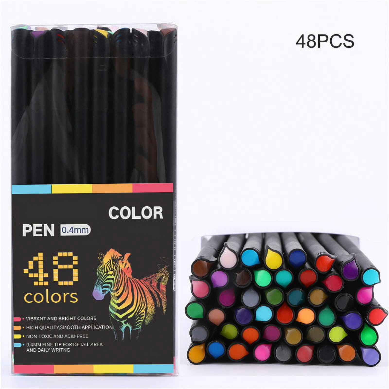 Colored Pens Fine Point Markers Fine Tip Drawing Pens Porous Fineliner