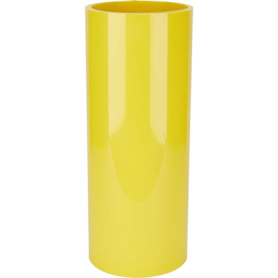 Colored Plastic HDPE Sheet 10 Ft Rolled, 1/8 Inch Thick, Yellow