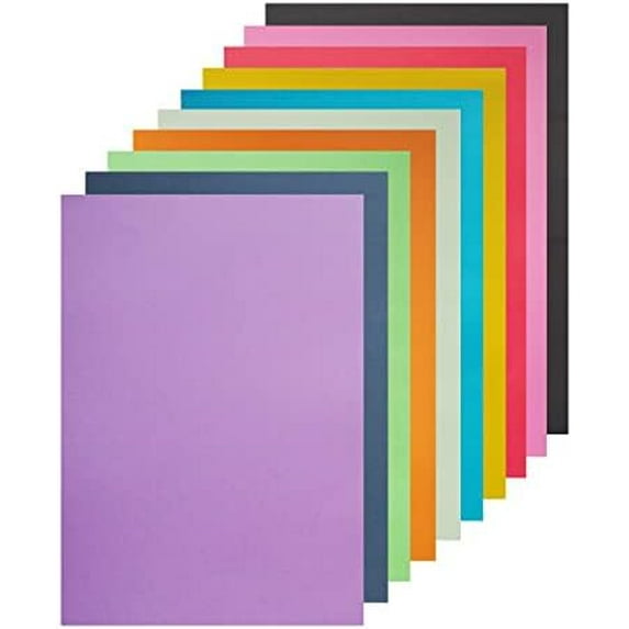 Colored Poster Board, 50 Sheets A3 Large Size 16.5 x 11.7 Inch Assorted Neon Poster Board Bulk for Art Display Board, Classroom Use, School Craft Project, Presentation Drawing$$