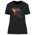 thumbnail image 1 of Colored Race Cars T-Shirt Women -Image by Shutterstock, Female Small, 1 of 2