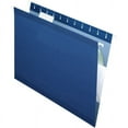 thumbnail image 1 of Colored Reinforced Hanging Folders, Legal Size, 1/5-Cut Tab, Navy, 25/box | Bundle of 5 Boxes, 1 of 7