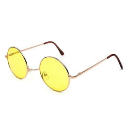Wizard Quality Round Frame Glasses Black One Size 2in Lenses Walmart