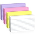 thumbnail image 1 of Colored Ruled Index Cards 3x5, 200 Pcs Study Flash Cards for College Office Organization, Durable Note Cards with Lines, Multicolor, 1 of 2