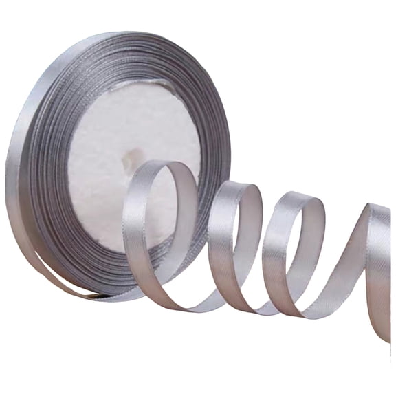 Colored Satin Ribbon 1cm Width Gift Wrapping Ribbon Braided Hair Band for Handicraft and Party Decoration